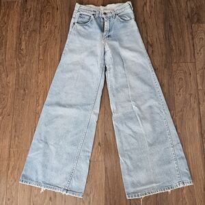 Light Blue Wide Leg Jeans